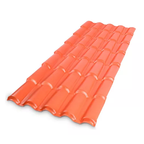 Telha de PVC Colonial Terracota 230 x 5cm